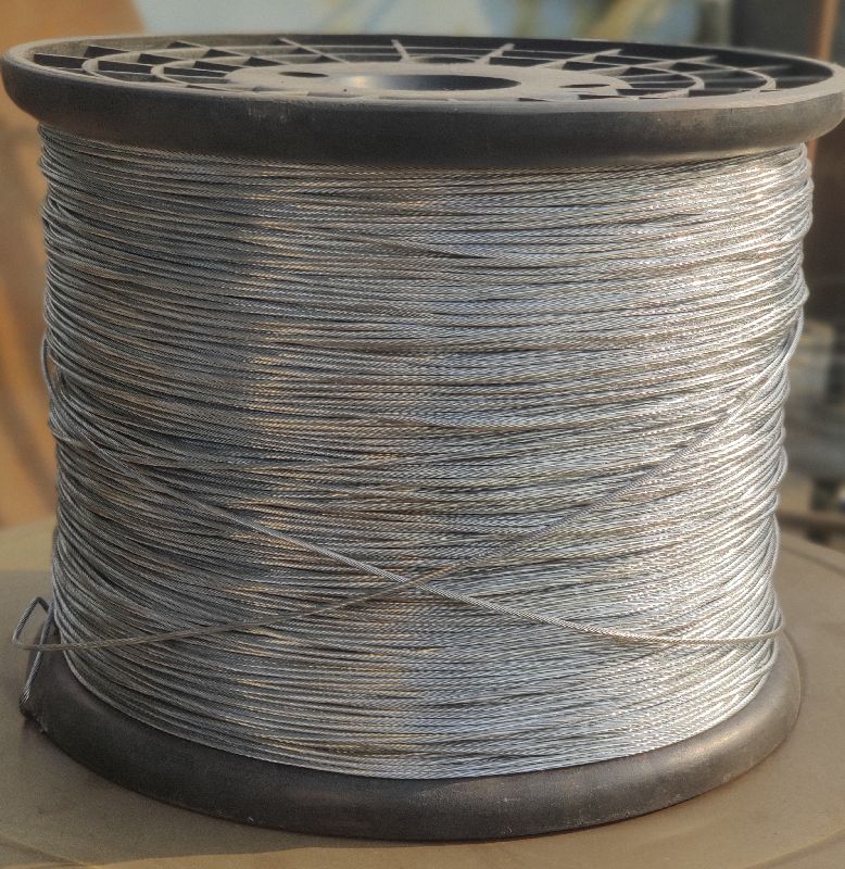 Coated Metal Solar fence clutch wire, for Indusrties, Roads, Length : 10-20mtr