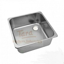 Stainless Steel Sink, Color : Silver