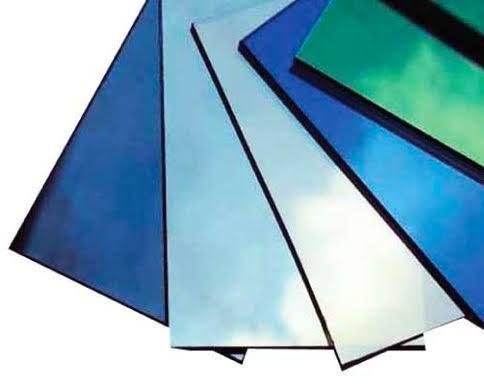 Coated Reflective Glass, for Building Use, Constructional, Residential, Size : 10x8inch, 12x10inch