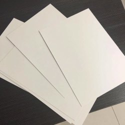 Plain Glossy Art Paper, Color : White