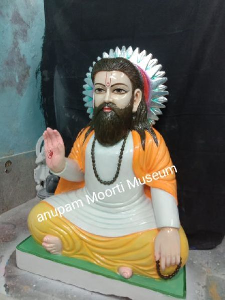 Sant Ravidas Marble Statue