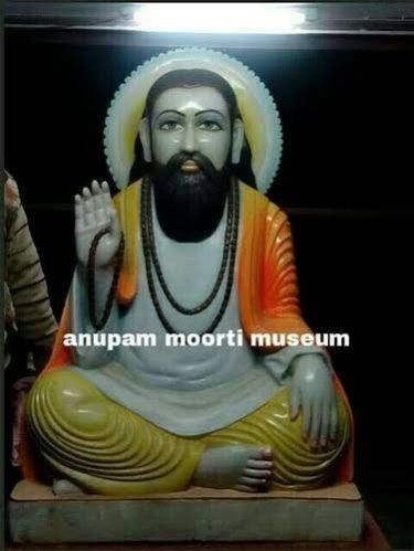 Sant Ravidas Marble Statue