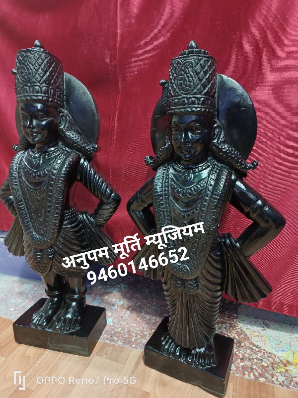 Vithal Rukmani Marble Statue