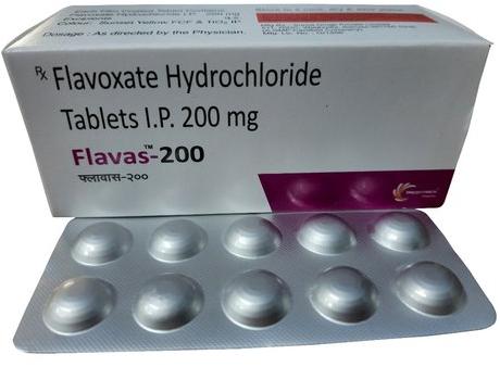 Flavas Flavoxate Hcl Tablet, Packaging Type : Box