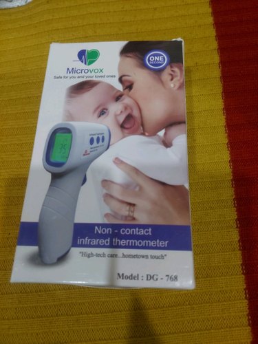 Microvox ABS Non Contact Infrared Thermometer, for Hospital