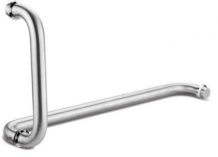 Bricon England Polished Shower Glass Door Handle, Color : Silver
