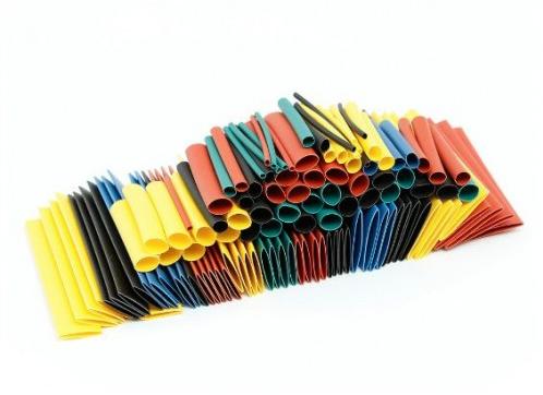 Polyolefin Heat Shrink Tube, Color : Black, Red, Yellow, Blue, Green