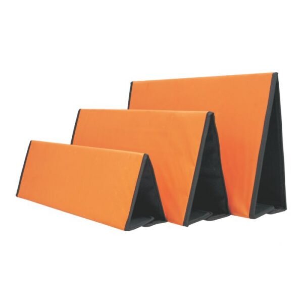 Nylon-covered PVC paneling Folding Agility Hurdles, Color : orange