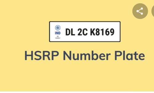 High Security Registration Number Plates, Size : 20 mm x 20 mm