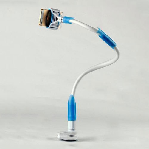 Portronics Plastic Universal Mobile Phone Holder, Color : Blue White