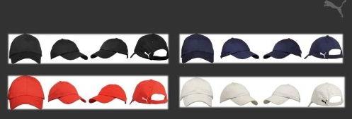 Plain Polyester Puma Cap, Size : Standard