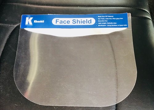PET Face Protection Shield, Size : 290mm (width) * 230mm (height)