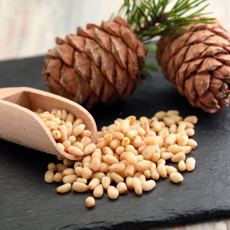 Pine Nuts, for Food, Snacks, Sweets, Packaging Type : Pouch