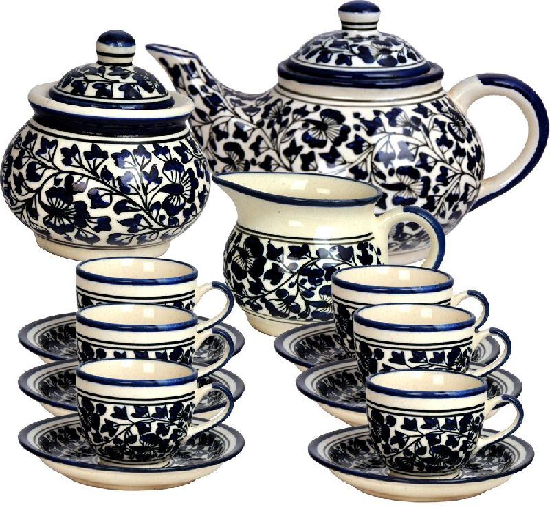 Ceramic Hand Painted Tea Set