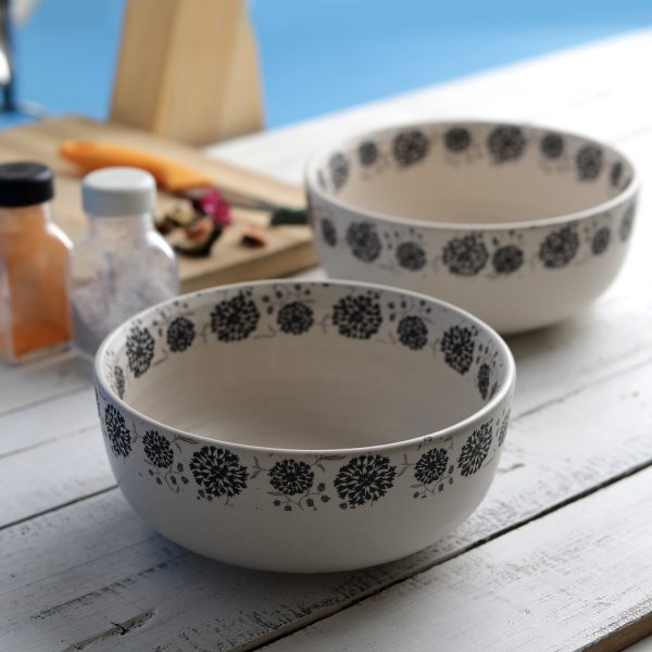 Printed Ceramic Soup Bowl, Packaging Type : Thermocol Box