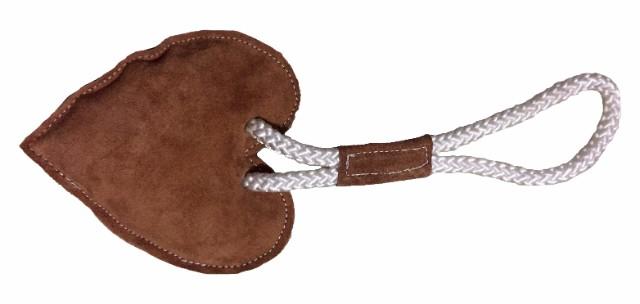 Heart Shaped Leather Dog Toy, Feature : sturdy, flexible, Customize Design, Lightweight, Durable .