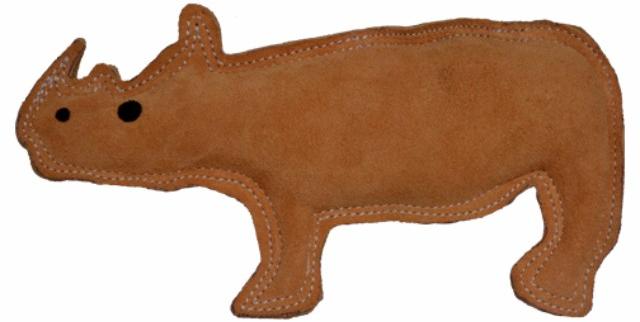 Leather  Rhino Dog Squeaker Toys, Feature : prices are reasonable, non –toxic, Customize Design
