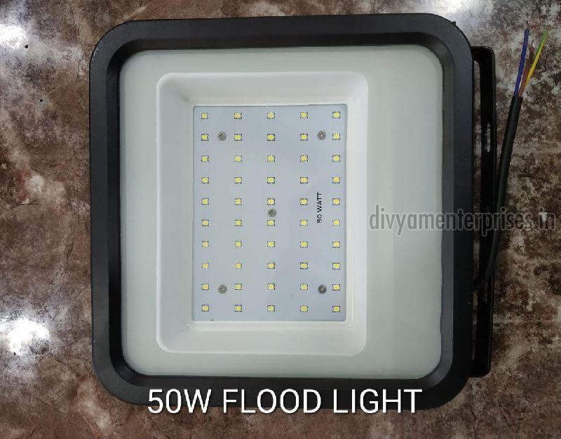 Polished 50W Flood Light, Length : 6-8 Inches