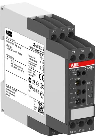 CT-MFS.21S Time relay, multifunction 2c/o, 24-240VAC/DC