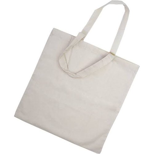 Plain cotton Hand Bag, Size : 14x16 inches