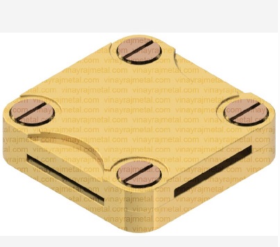 Coated BRASS Square Tape Clamp, Certification : ISI Certified