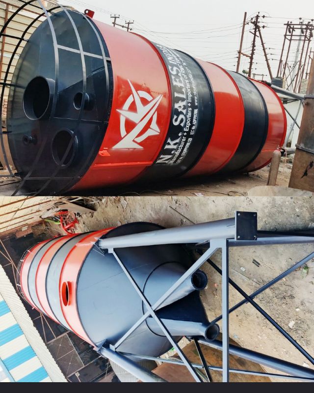 Double Discharge Cement &amp;amp; Fly Ash Storage Tank Silo