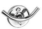 Aosis Round Polished Stainless Steel 200 Series Robe Hook, for Bathroom Fittings, Size : Standard