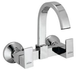 Aosis Polished Stainless Steel Quadra Sink Mixer, for Kitchen Use, Style : Traditional