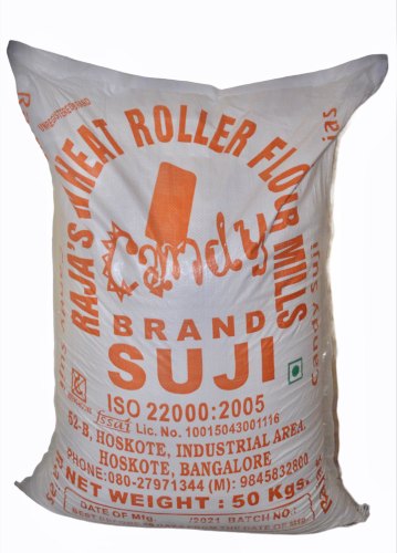 Candy Wheat Suji, Packaging Size : 50kg bags