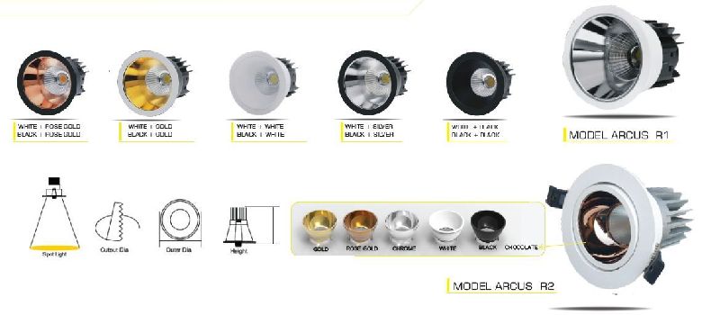SS TRADERS LED Arcus Downlight, for Home, Office, Mall, Hotel