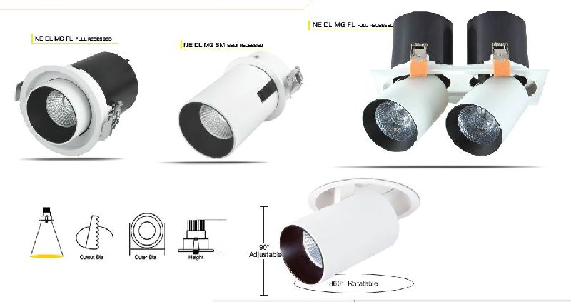 SS TRADERS LED Mirage Downlight, for Home, Office, Mall, Hotel