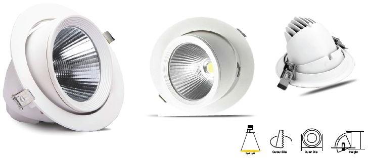 SS TRADERS LED Zoom Downlight, for Home, Office, Mall, Hotel