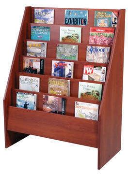 Wooden Magazine Stand