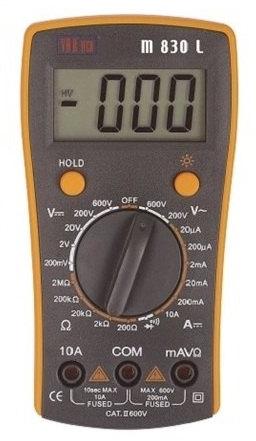 Vartech Digital Multimeter, Operating Temperature : 0-50 deg C