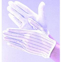 PB Statclean ESD PVC Dotted Gloves, for Industrial, Size : Large