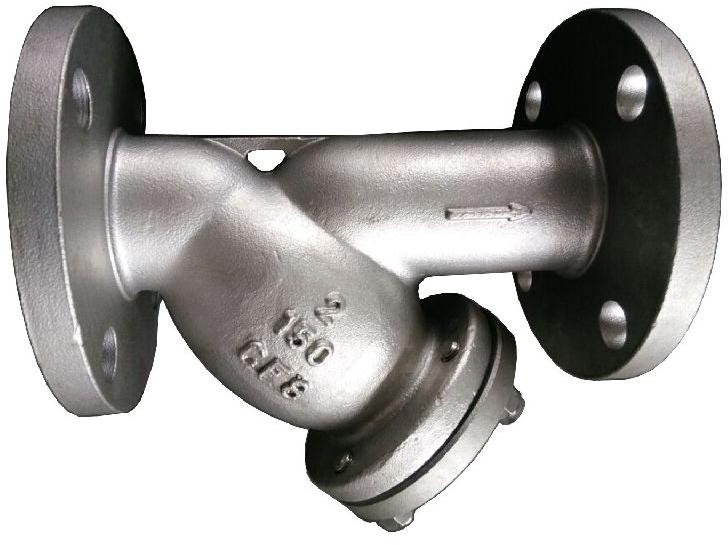 High Cast Carbon Steel Strainer Valve, for Gas Fitting, Feature : Blow-Out-Proof