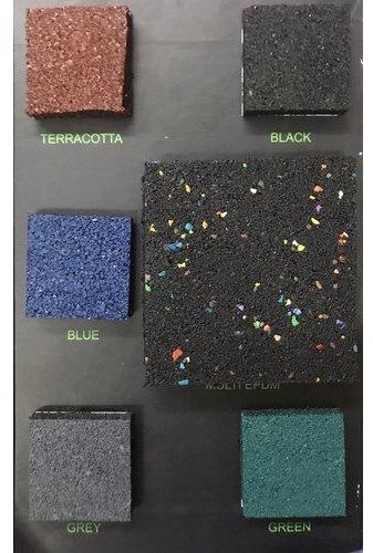 Amar Paratisthan Square Rubber Floor Tile, Color : Black, Terracotta, Blue, Grey, Green, Multi EPDM