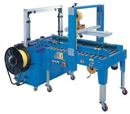 Strapping Machine With Tapping Machine Combo