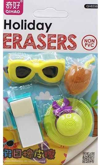 Fancy Holiday Erasers