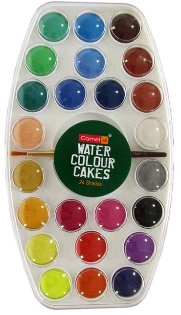 Water color cakes
