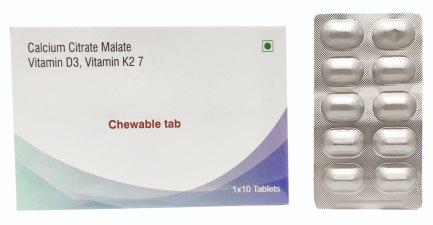Calcium Citrate Malate Vitamin D3 Vitamin K27 Tablets