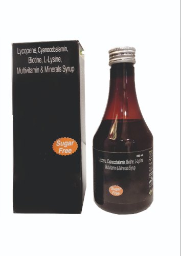 Lycopene Cyanocobalamin Biotine L-Lysine Multivitamin Minerals Syrup