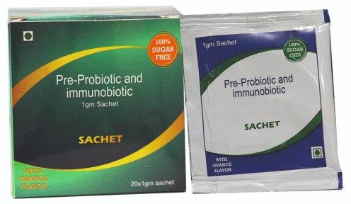 Pre-Probiotic and Immunobiotic Sachet, Packaging Type : Box