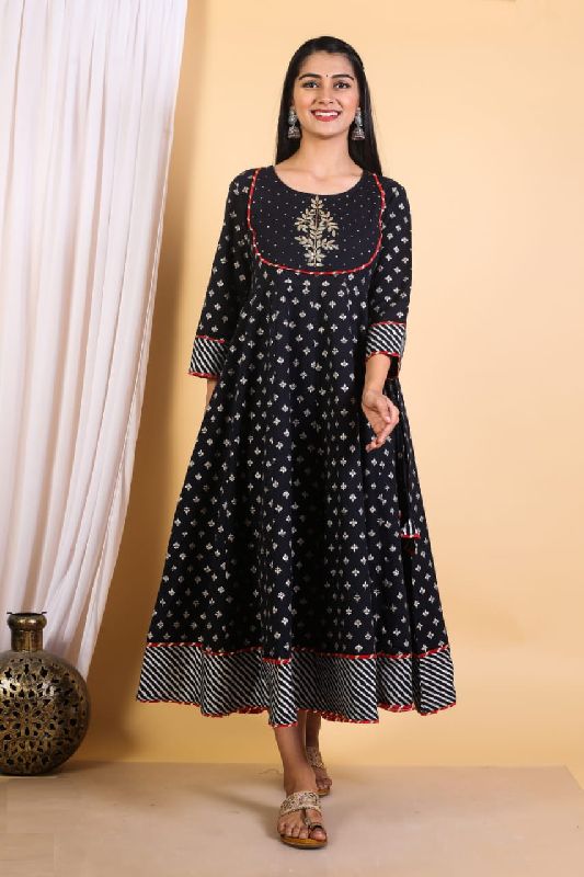 Ladies cotton kurtis, Size : m, xl, xxl