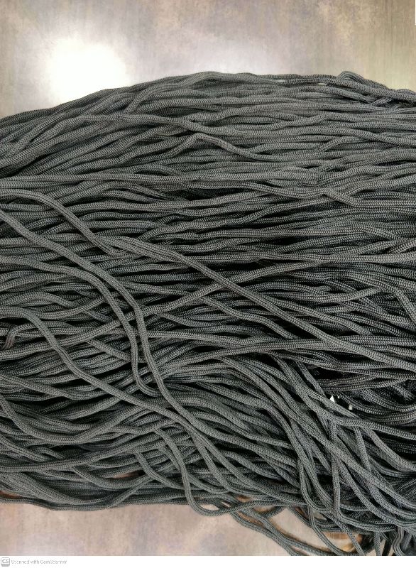 Grey Polyester Cord, for Textile Industy, Technics : Machine Made