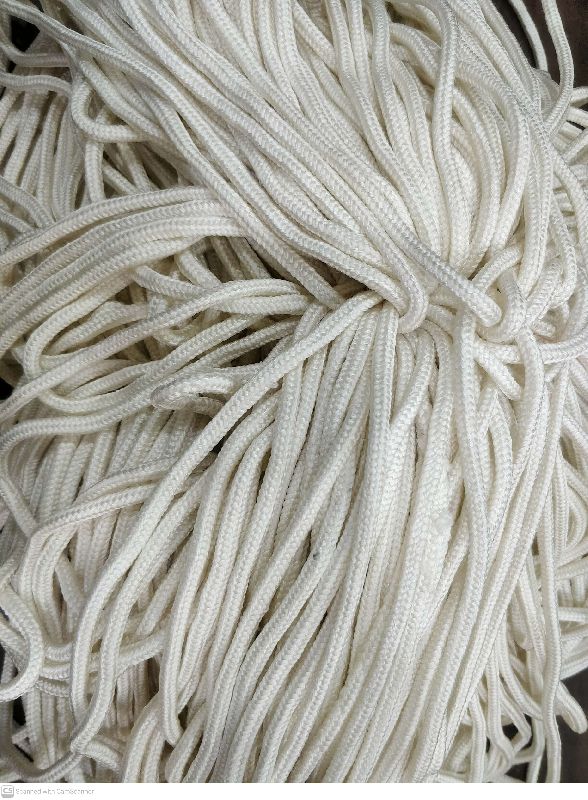 White Foam Dori, for Textile Industry, Pattern : Plain