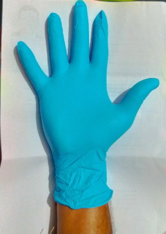 Nitrile Examination Gloves, Length : 10-15inches