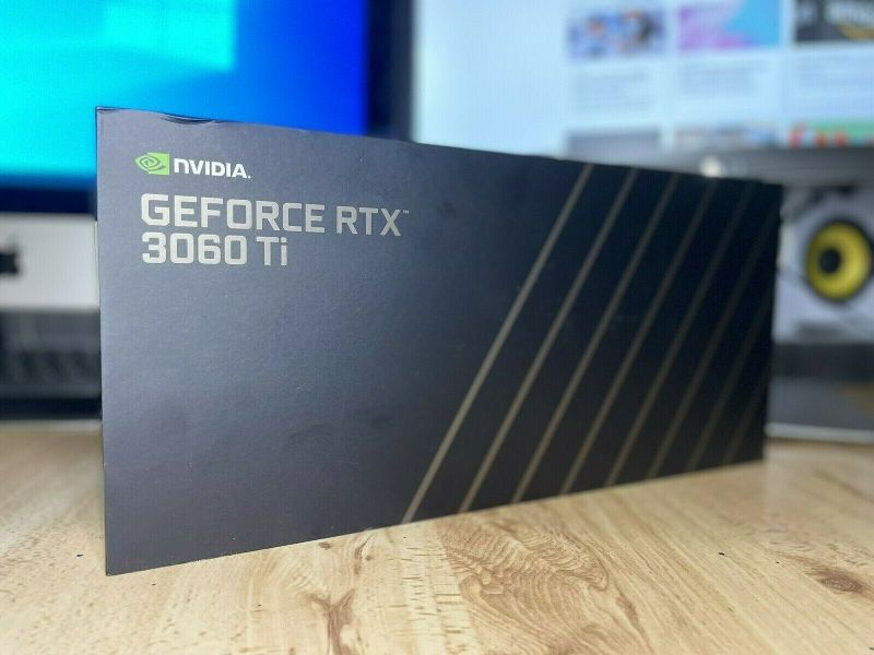 NON-LHR NVIDIA GeForce RTX 3060 Ti Founders Edition 8GB GDDR6 Graphics Card