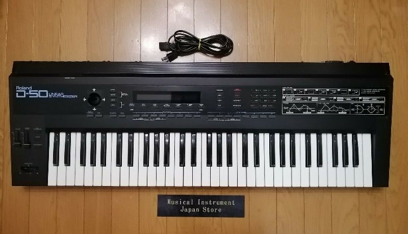 Roland D-50 61-Key Keyboard Synthesizer Digital Polyphonic Synthesizer
