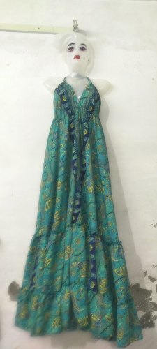 RAMESHWARAM TEXTILES Plain Ladies Long Gown, Size : M, XL